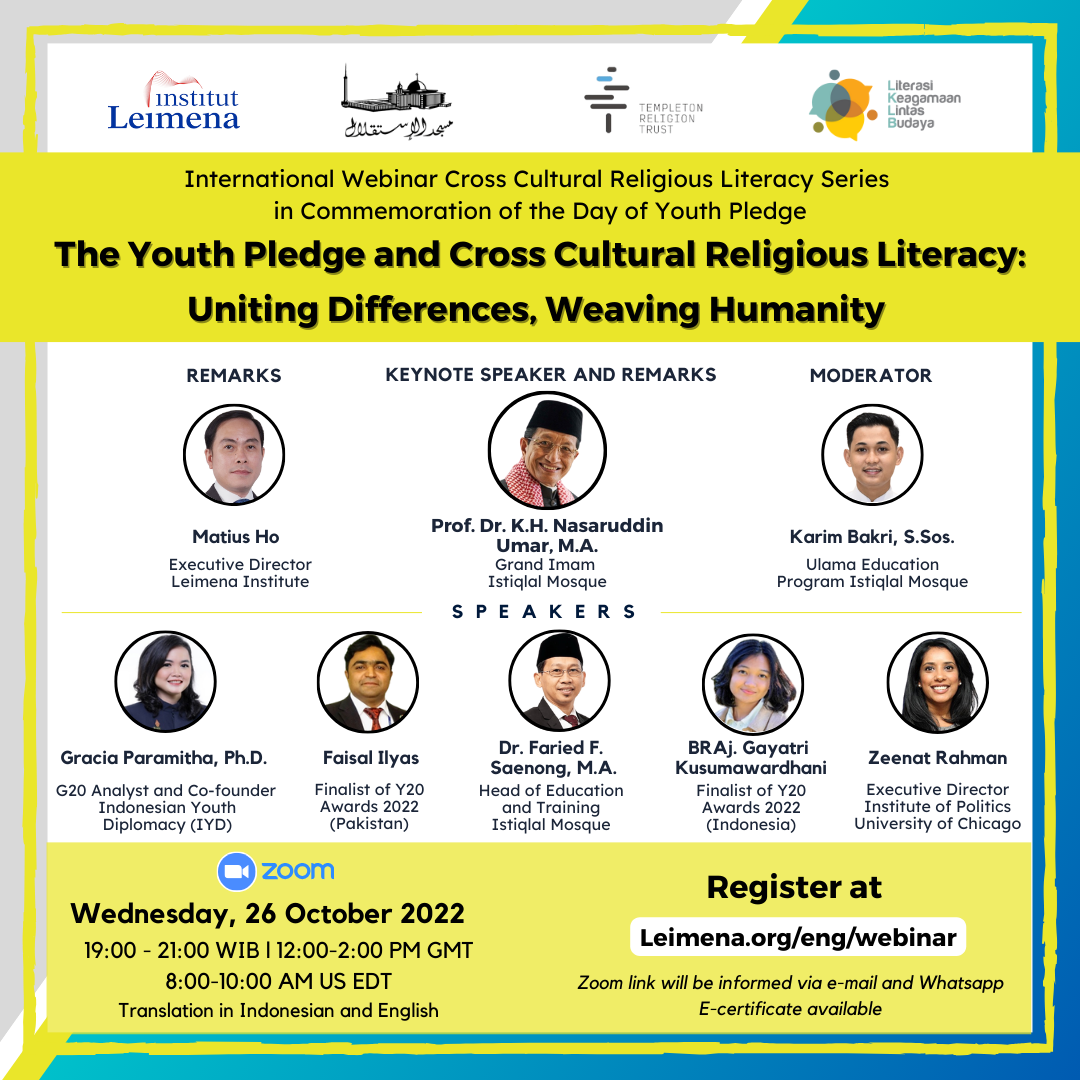 Webinar Internasional Sumpah Pemuda 26 Oktober 2022