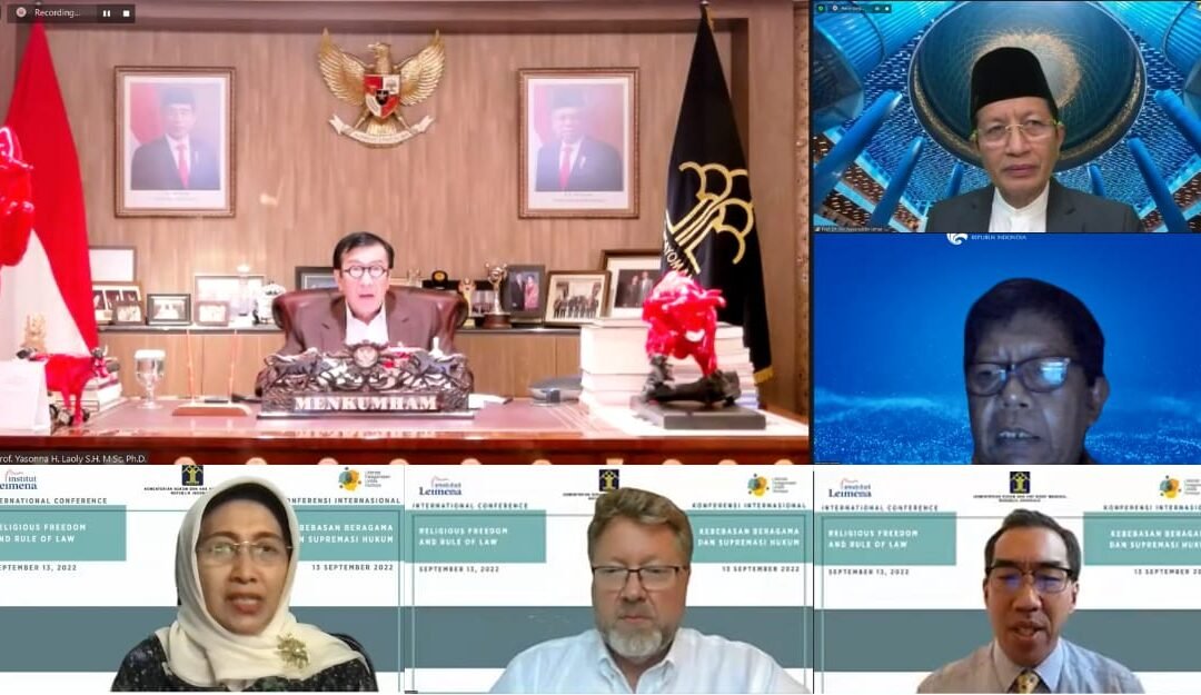 Menkumham: Kebebasan Beragama di Indonesia Mutlak dan Tidak Bisa Dilanggar